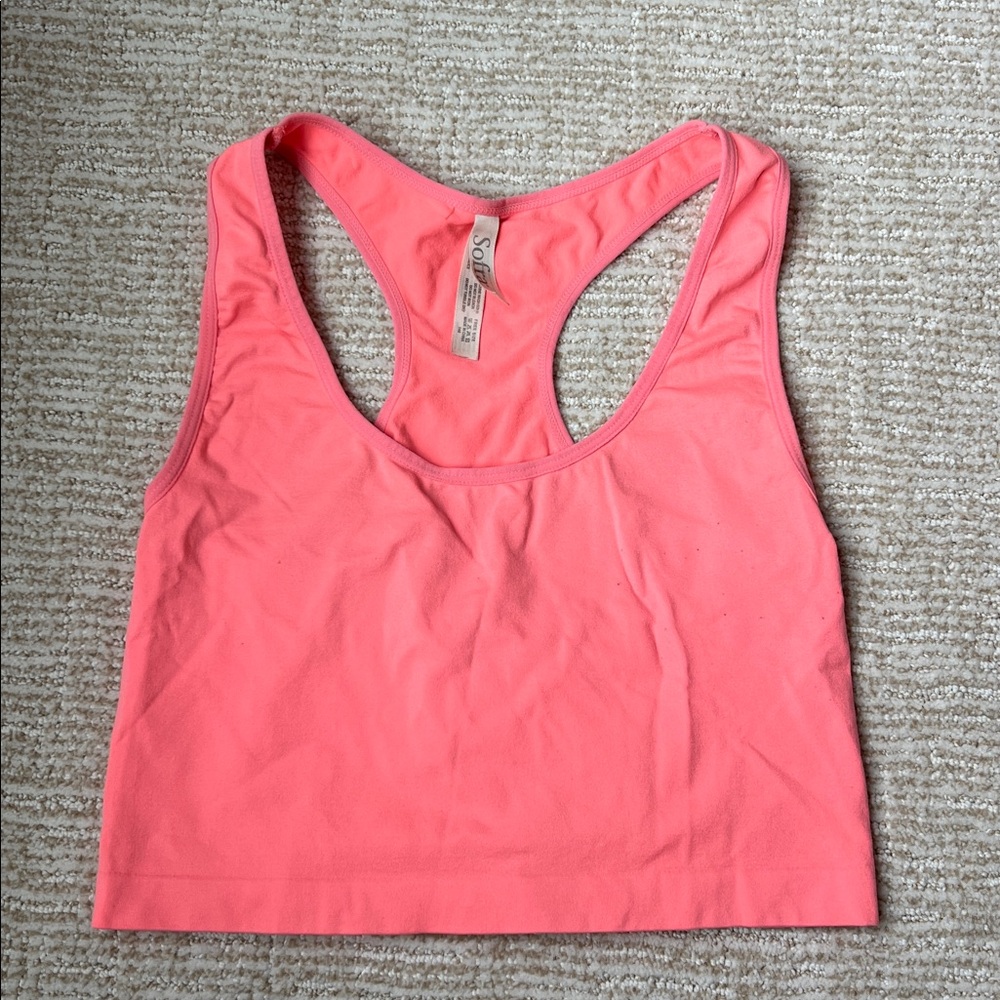 Coral Racerback Tank Top